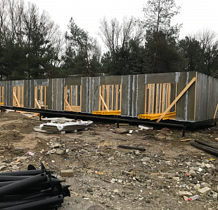 Гостиница в Анапе: возведение стен 1 этажа